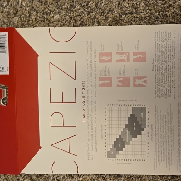 Capezio Hold & Stretch Footed tights - child - Picture 4 of 4